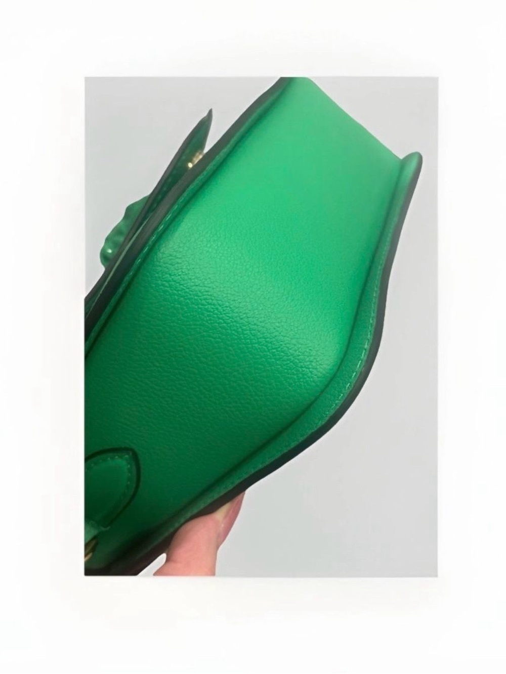 Versace Emerald Green Leather Medusa Crossbody - Picture 3 of 10
